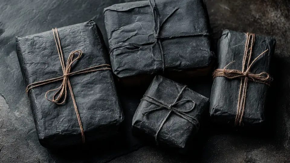Gifts in Black Paper
